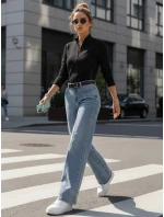 Dámská mikina na zip se stojáčkem černá FashionStreet BY1562