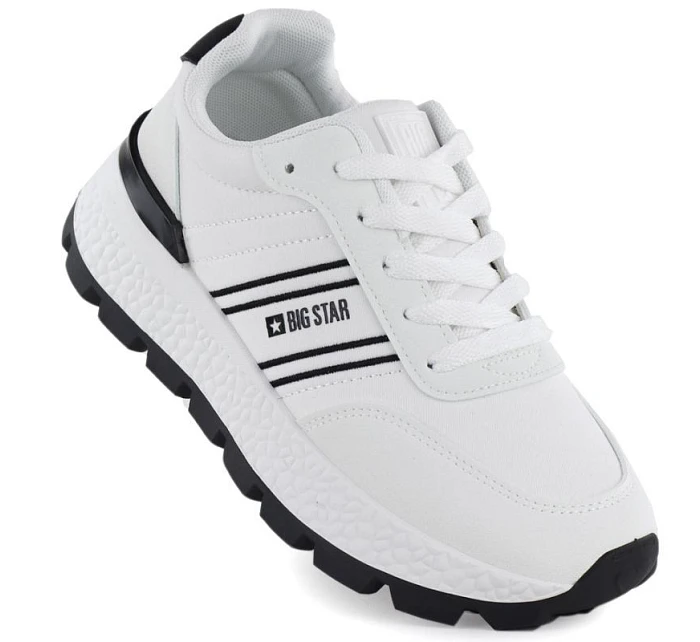 Dámská sportovní obuv na platformě bílá Big Star TT274882