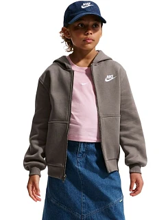 Dětská mikina Nike Sportswear Club Fleece, šedá, FD3004, 289