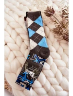vysoké kostkované ponožky vícebarevné model 21604824 - Just Play