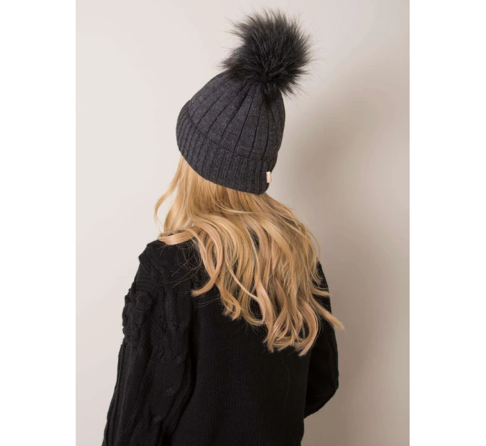 Dámská čepice 8.71 tmavě šedá