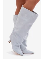 Kozačky na podpatku  model 225194 Step in style