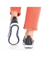 Rieker W RKR652 námořnicky modrá kožená polobotka s prolamovanou podrážkou Rieker W RKR652 námořnicky modrá kožená polobotka s prolamovanou podrážkou