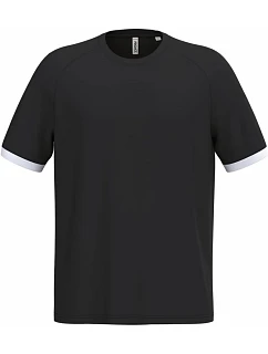 Kariban ProAct PA 4045 Unisex kontrastní sportovní tričko 20.4045 black/white