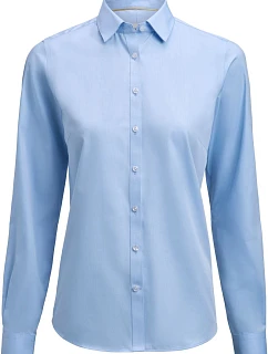 J.Harvest & Frost YB 50 Modern Women Keprová halenka s dlouhým rukávem 63.5005 sky blue