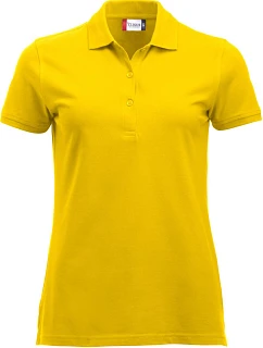 Clique Classic Marion S/S Dámské piqué polo z těžké bavlny 67.8246 lemon