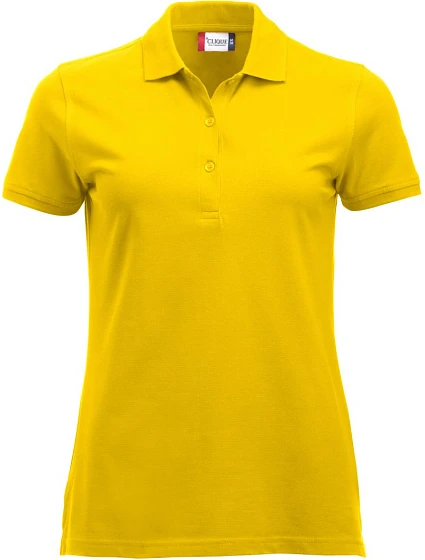 Clique Classic Marion S/S Dámské piqué polo z těžké bavlny 67.8246 lemon