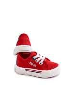 Dětské nízké tenisky Big Star model 21577003 Červená - Big Star Shoes Dětské nízké tenisky Big Star model 21577003 Červená - Big Star Shoes