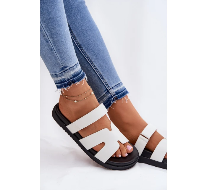 Dámské Pantofle S  Bílé model 21697767 - VINCEZA