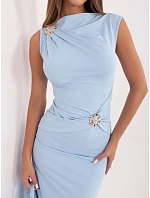 Sukienka IT SK model 22074547 jasny niebieski - FPrice Sukienka IT SK model 22074547 jasny niebieski - FPrice