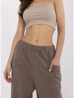 Tepláky RV DR model 21021747 hnědé - FPrice Tepláky RV DR model 21021747 hnědé - FPrice