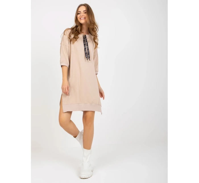 Šaty RV SK 6273.47P béžová Šaty RV SK 6273.47P béžová