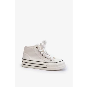 Dámské Tenisky na platformě Bílé model 20065053 - Kesi