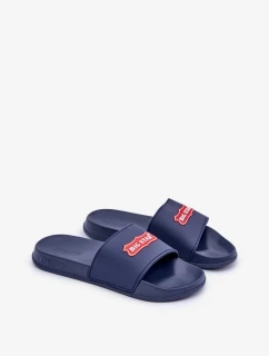 Pánské pantofle s logem Big Star OO174029 tmavě modré