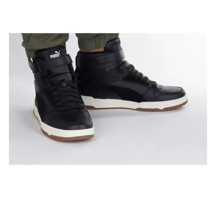 Pánské junior kotníkové boty Rbd Game Wtr W 387604 02 Černá s bílou - Puma Pánské junior kotníkové boty Rbd Game Wtr W 387604 02 Černá s bílou - Puma