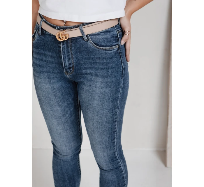 Dámské úzké džíny modré FashionStreet UY2816 Dámské úzké džíny modré FashionStreet UY2816