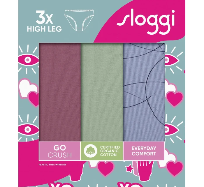 sloggi GO Crush High leg C3P - UNKNOWN - SLOGGI UNKNOWN - SLOGGI