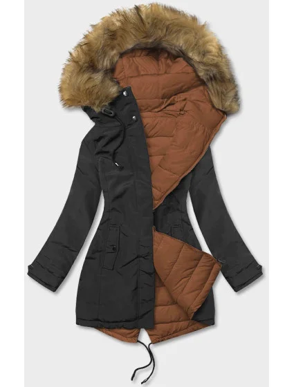 Oboustranná dámská zimní bunda model 21245220 - LHD
