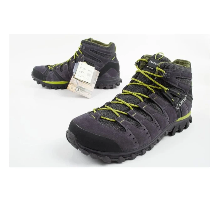 Aku Alterra Gore-tex pánská treková obuv lightweight grey green Aku Alterra Gore-tex pánská treková obuv lightweight grey green