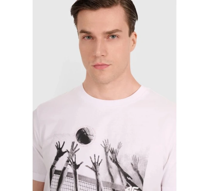 Pánské volejbalové tričko s potiskem model 21756942 - 4F Pánské volejbalové tričko s potiskem model 21756942 - 4F