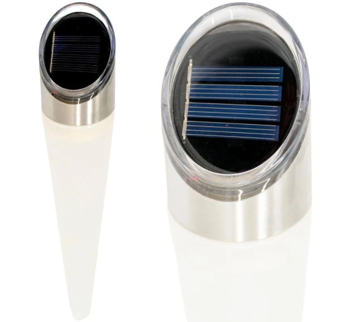 LAMPA SOLARA 4LED 2 BARVY 32,5CM