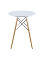 Kulatý stůl MATERA WHITE 60x60 cm