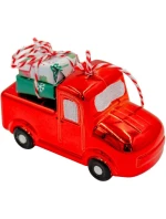 ZÁVĚSNÁ DEKORACE AUTO ČERVENÁ