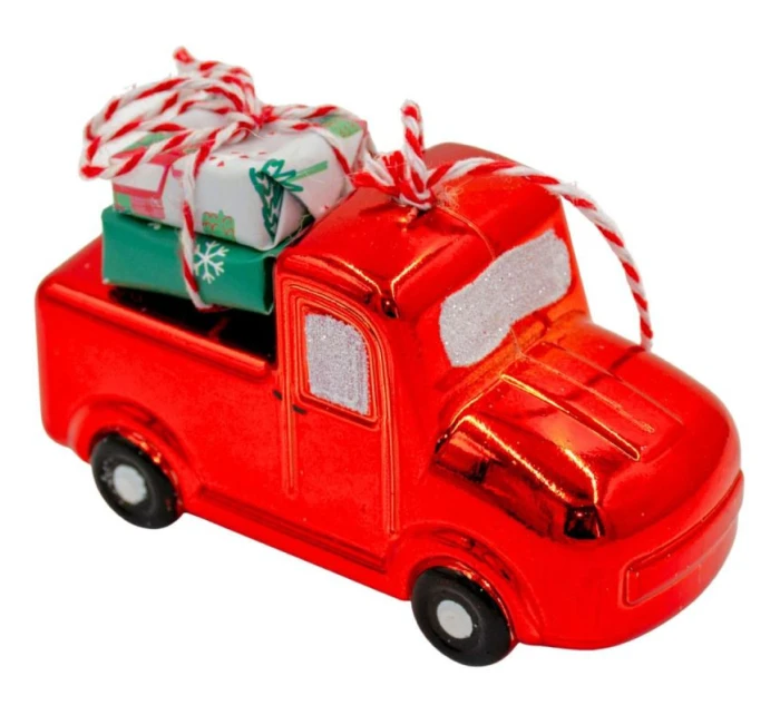 ZÁVĚSNÁ DEKORACE AUTO ČERVENÁ