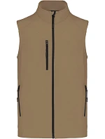 K 403 Pánská 3vrstvá softshellová vesta model 22508871 camel - Kariban