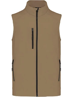 K 403 Pánská 3vrstvá softshellová vesta model 22508871 camel - Kariban