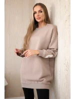 Izolovaná mikina s nápisem California tmavě béžová Izolovaná mikina s nápisem California tmavě béžová