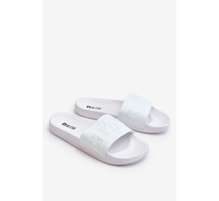 Dámské módní pantofle Big Star LL274A159 Bílé