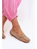 Dámské klasické semišové mokasyny Khaki Corinell Dámské klasické semišové mokasyny Khaki Corinell