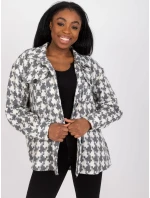 Košile EM KS U178.14 bílá šedá