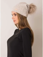 Dámská čepice model 14839420 béžová - FPrice Dámská čepice model 14839420 béžová - FPrice