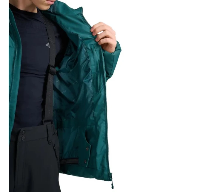 Pánská lyžařská bunda tmavě zelená WAW25TTJA pánské model 21813098 - 4F Pánská lyžařská bunda tmavě zelená WAW25TTJA pánské model 21813098 - 4F