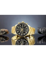 Pánské hodinky Giewont Chronograph Sapphire Gold Black GW7290-B4