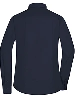 JN 677 Popelínová halenka s dlouhým rukávem model 22436651 navy - Daiber JN 677 Popelínová halenka s dlouhým rukávem model 22436651 navy - Daiber
