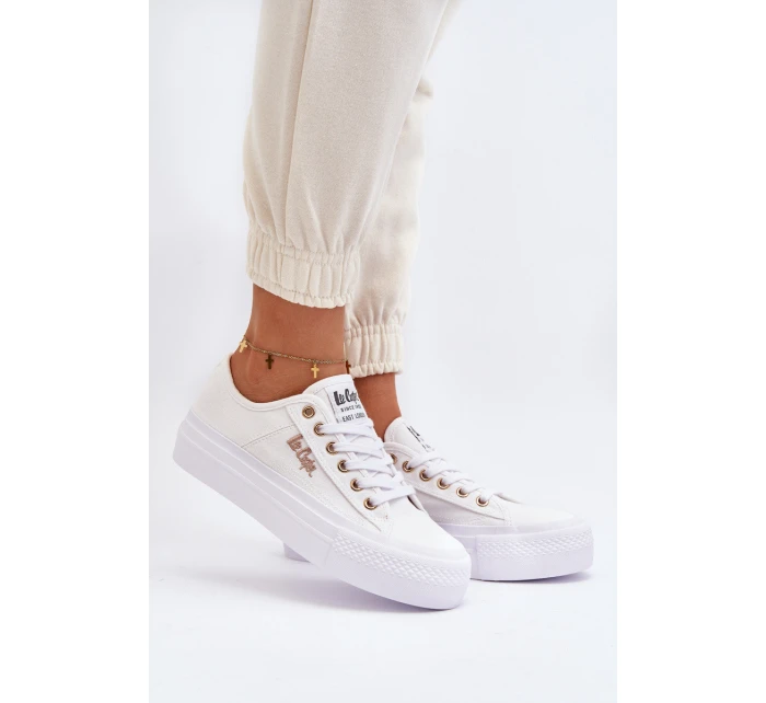Bílé Dámské Tenisky na Platformě model 21648155 - Lee Cooper