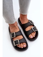 Dámské gumové pantofle model 21661686 Černé - Zaxy