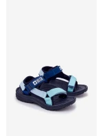 Dětské sandály na suchý zip Big Star model 21694624 tmavě modré - Big Star Shoes
