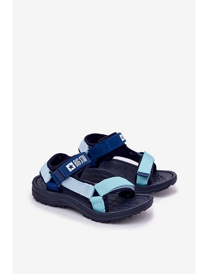Dětské sandály na suchý zip Big Star model 21694624 tmavě modré - Big Star Shoes Dětské sandály na suchý zip Big Star model 21694624 tmavě modré - Big Star Shoes