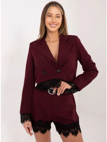 Szorty IT SN model 21799736 bordowy - FPrice