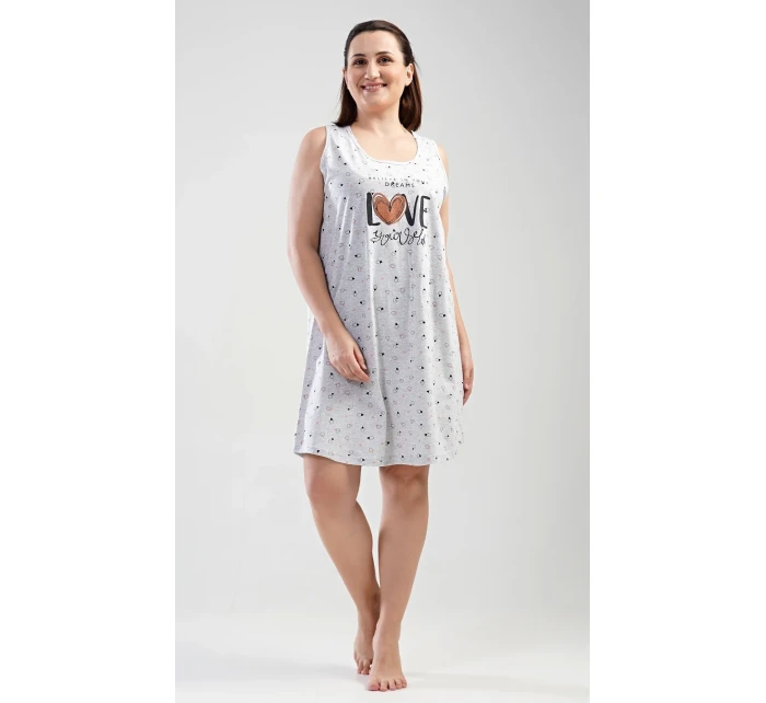 Dámská noční košile na ramínka Love