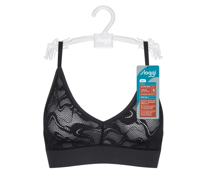 Dámská podprsenka Sloggi GO Allround Lace Bralette černá Dámská podprsenka Sloggi GO Allround Lace Bralette černá
