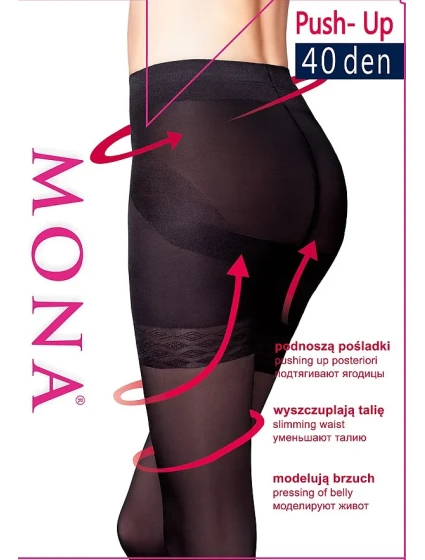 Dámské punčochové kalhoty Mona Push-Up 40 den Dámské punčochové kalhoty Mona Push-Up 40 den