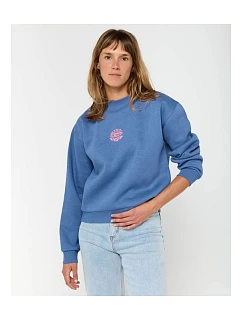 Mikina RIP CURL ICONS OF SURF RELAXED CREW, modrá