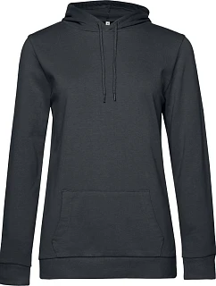 B&C #Hoodie /women Dámská mikina s kapucí 01.W04W asphalt