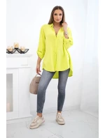 Bavlněná mušelínová košile kiwi Bavlněná mušelínová košile kiwi