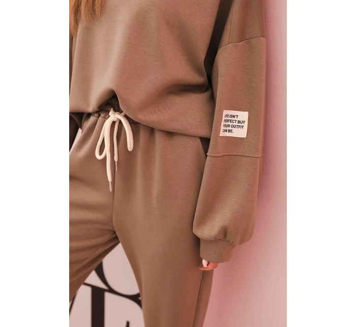 Komplet mikina + kalhoty masełko fango Komplet mikina + kalhoty masełko fango